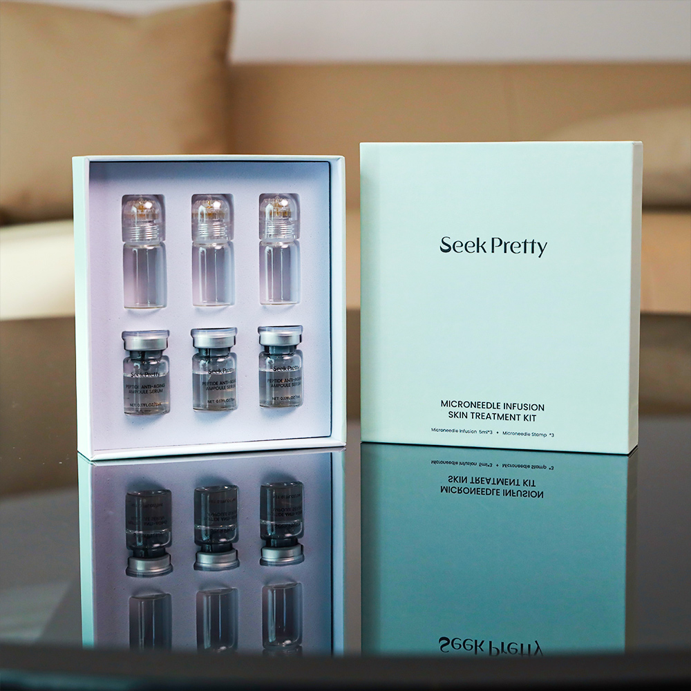OEM 3 3 Micro Infusion System Microneedling Serum Skin Care Set