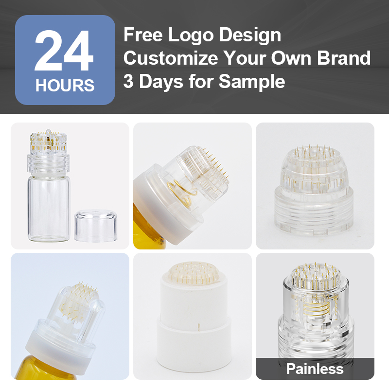 24K Gold Needles Painless Microneedling Stamp