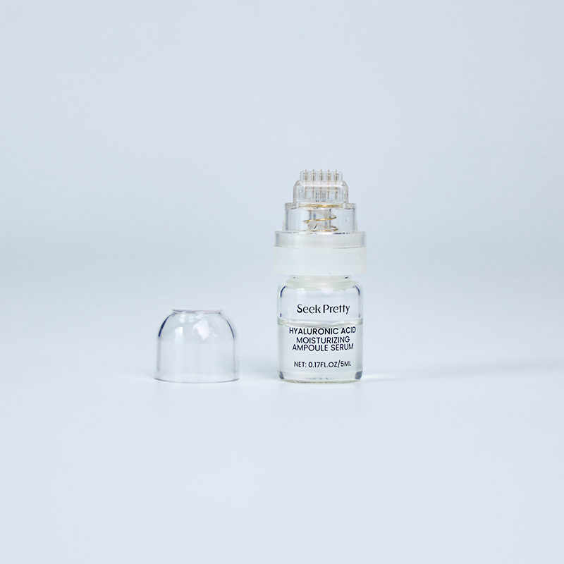 Square Head Painless Microneedling Stamps With 24K Gold Needle