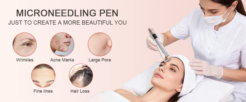Seek Pretty EMS Hydra Pen: Electric Microneedling Pen with Seru Electric Microneedling Pen