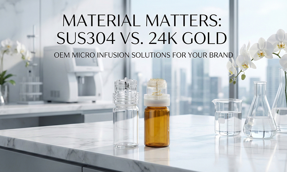 Material Matters: Choosing Between SUS304 and 24K Gold for Your Micro Infusion Brand Material Matters: Choosing Between SUS304 and 24K Gold for Your Micro Infusion Brand