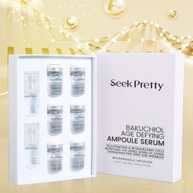 6 Serum + 2 microneedling Stamp Bakuchiol Micro-needle Ampoule Serum Set