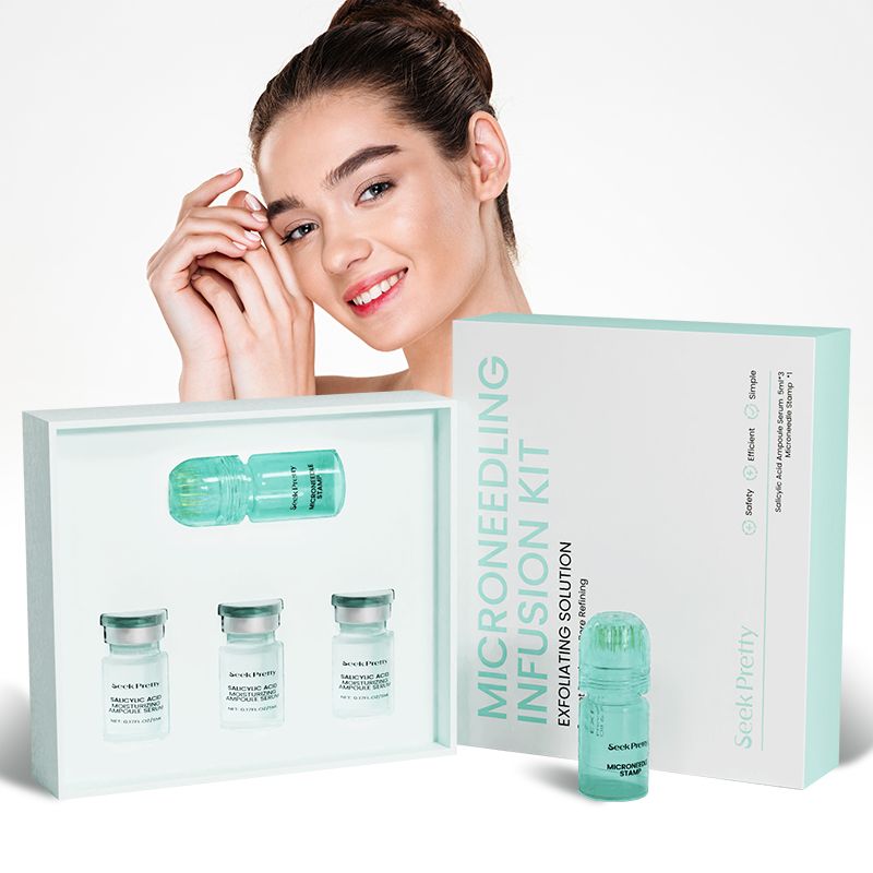Private Label 1 Microneedling Stamp +3 Serum Micro Infusion Kit