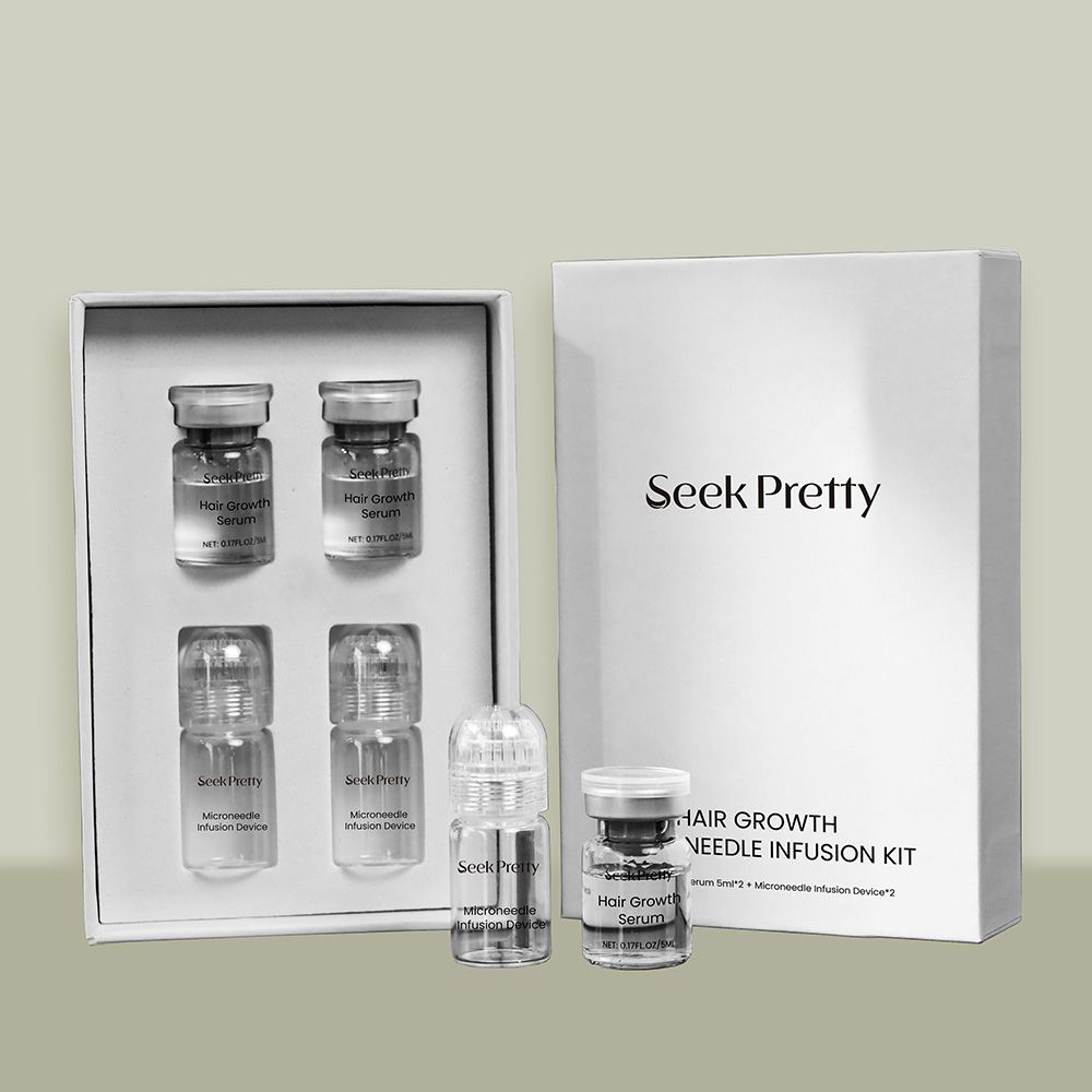 2+2 Hair Growth Serum With Microneedling Stamp Micro Infusion System