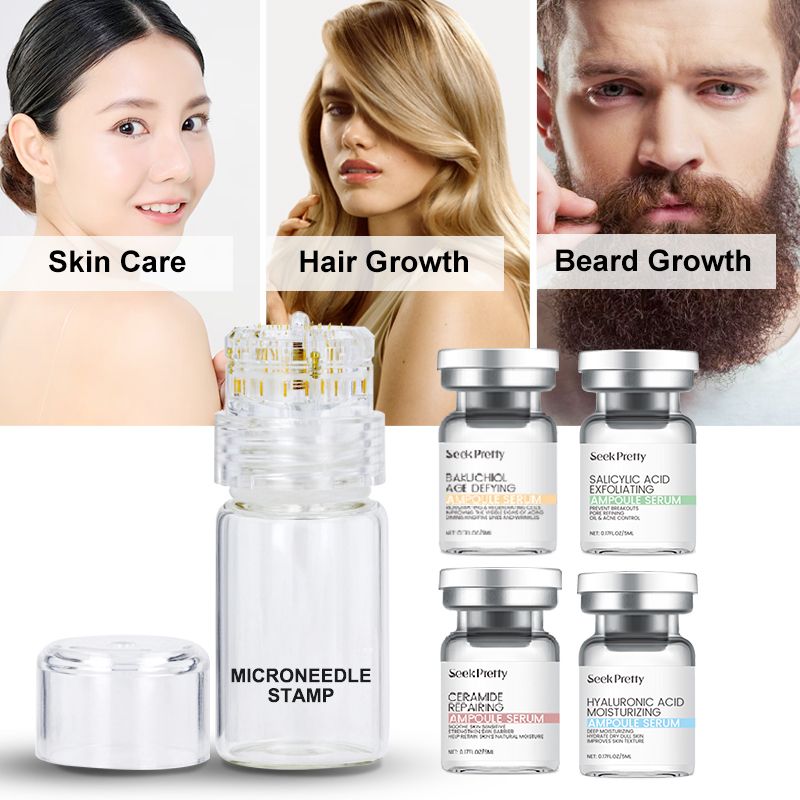 OEM 4+1 Beard Growth Care Micro Infusion System