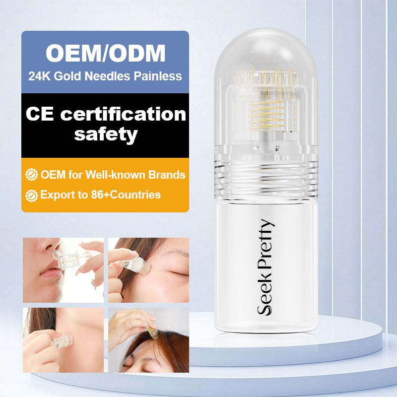 24K Gold Needles Painless Microneedling Stamp