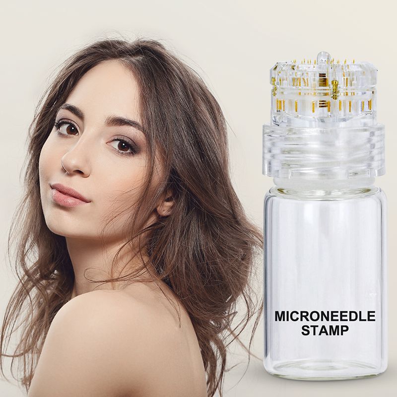 24K Gold Needles Spring Microneedling Stamp