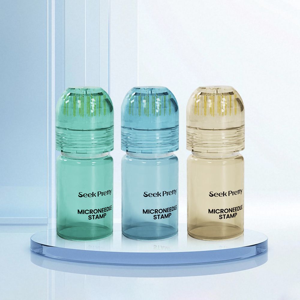Colorful 24K Gold Needles Painless Microneedling Stamp Supports Customization