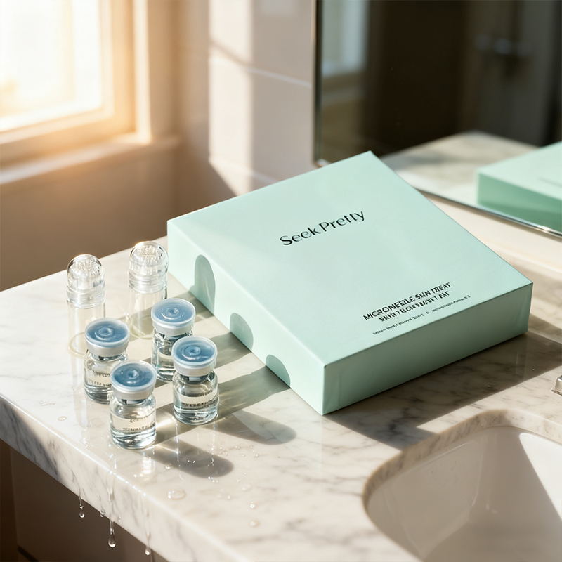 OEM 4 Microneedling Serum + 2 Stamp Micro Infusion Kit