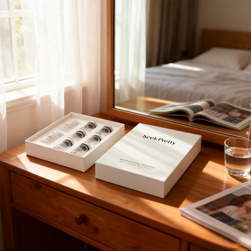 Microneedle Serum + 2 Microneedle Stamp Set