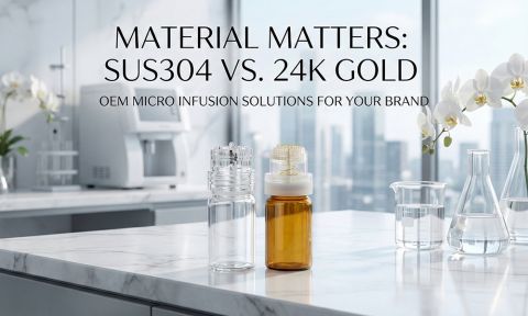 Material Matters: Choosing Between SUS304 and 24K Gold for Your Micro Infusion Brand