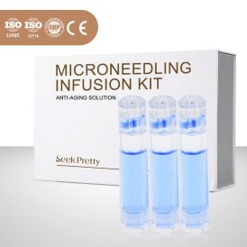 OEM 24K Gold Microneedling Stamp Pen for Lips & Face with Silicon Needle Head